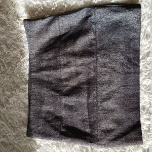 Bebe Sparkly Gray Skirt 4